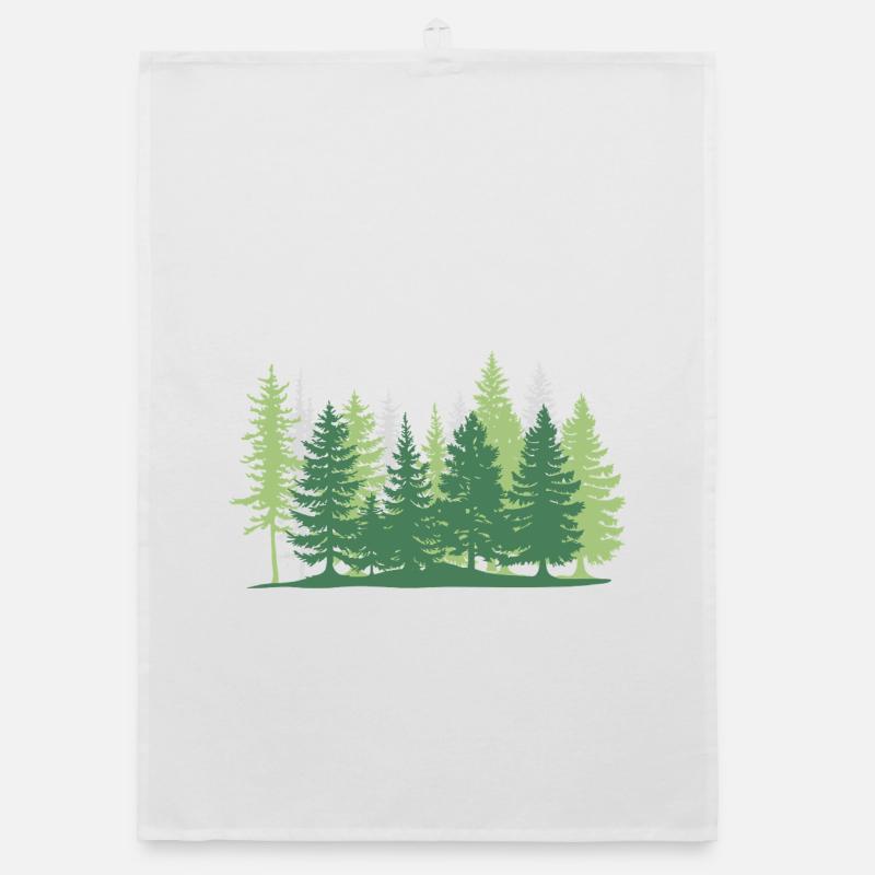 Waldbaumgrün Organic Geschirrtuch