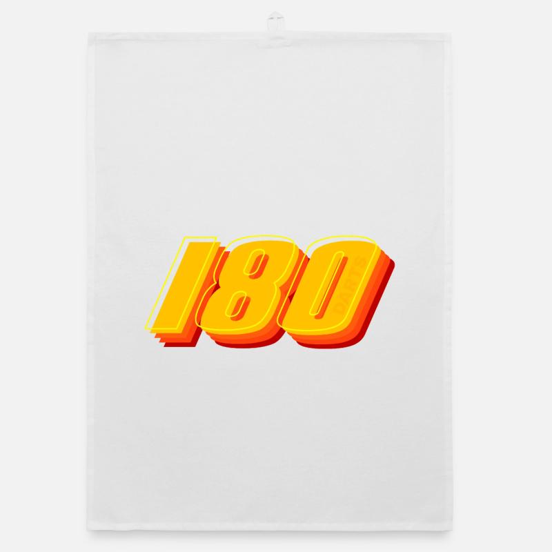 Fléchettes, fléchettes, 180 fléchettes rétro Torchon bio