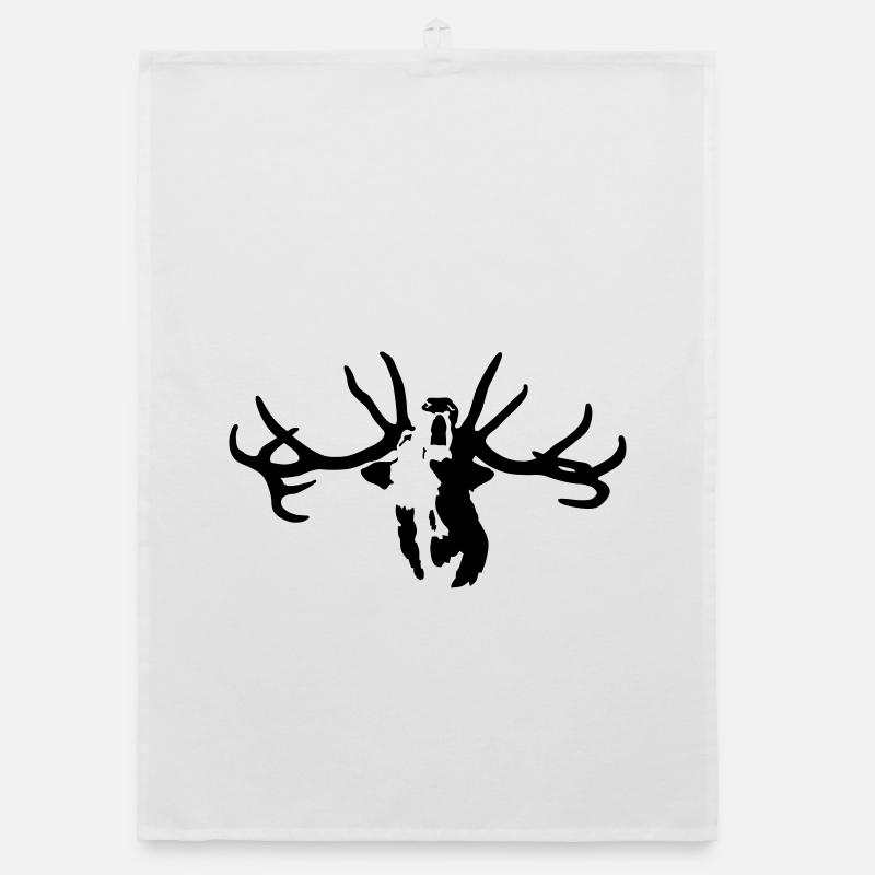 deer Organic dish towel