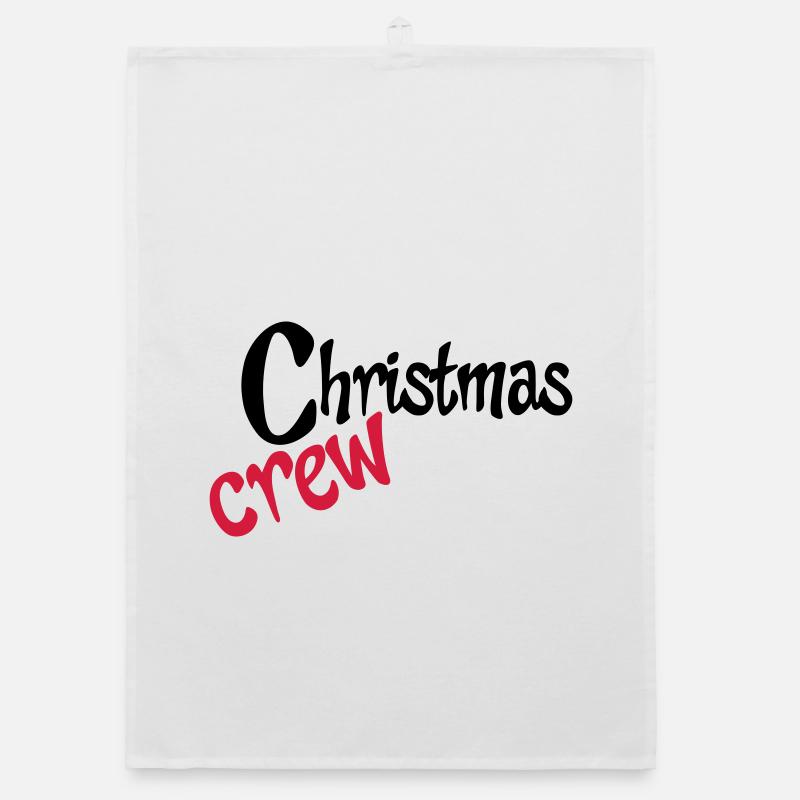 Teamwork zu Weihnachten Organic Geschirrtuch