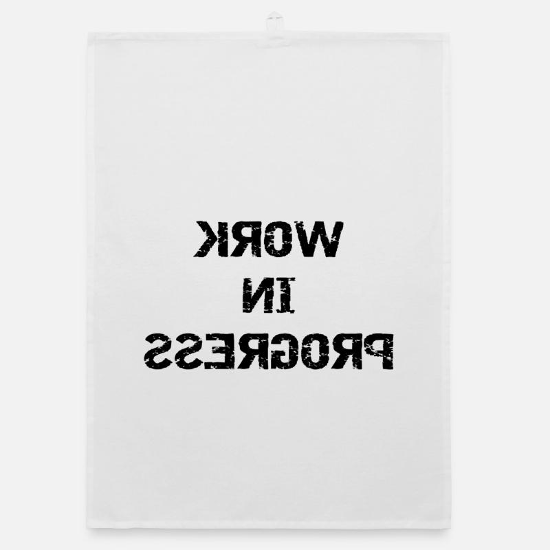 WORK IN PROGRESS - gespiegelt Organic Geschirrtuch