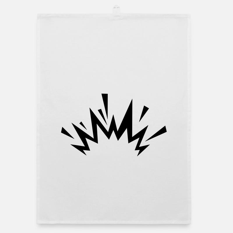 Explosion de bande dessinée Torchon bio