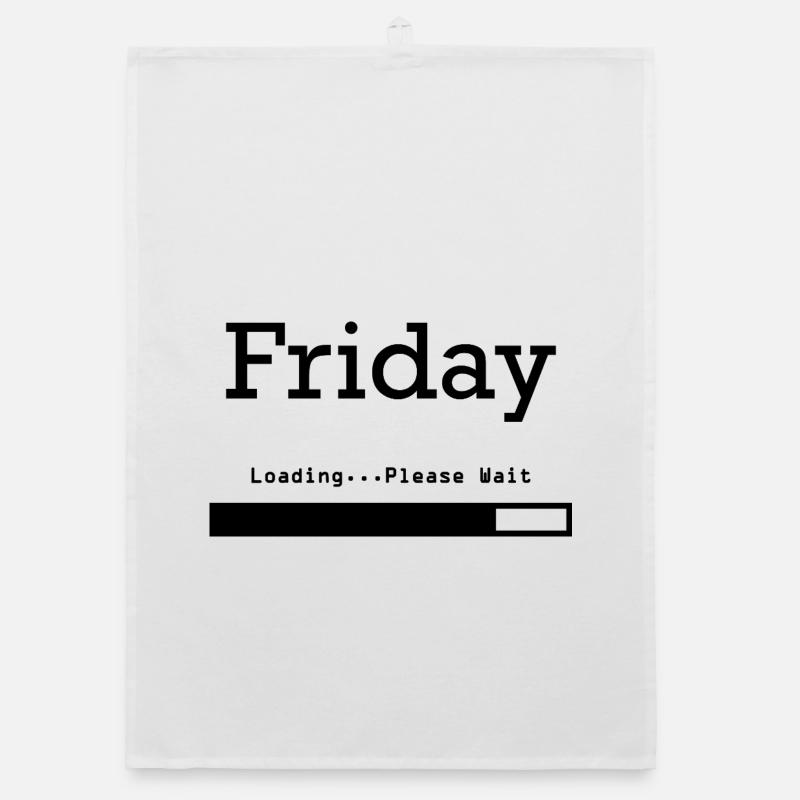 Friday Loading: Endlich Freitag & Wochenende Organic Geschirrtuch