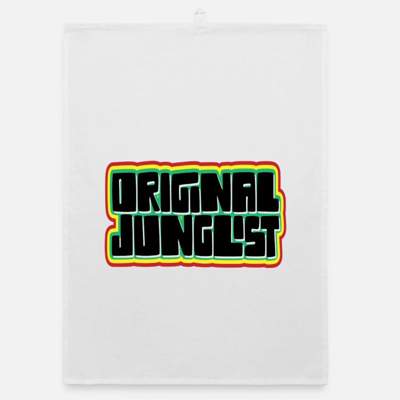 Original Junglist DNB Emblem Organic dish towel