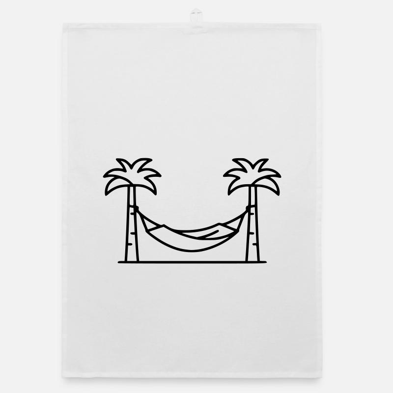 Plan des vacances des palmiers Hammock Torchon bio