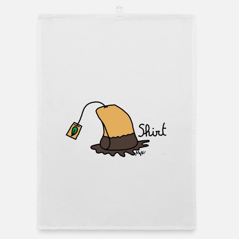 Tea Shirt Organic dish towel