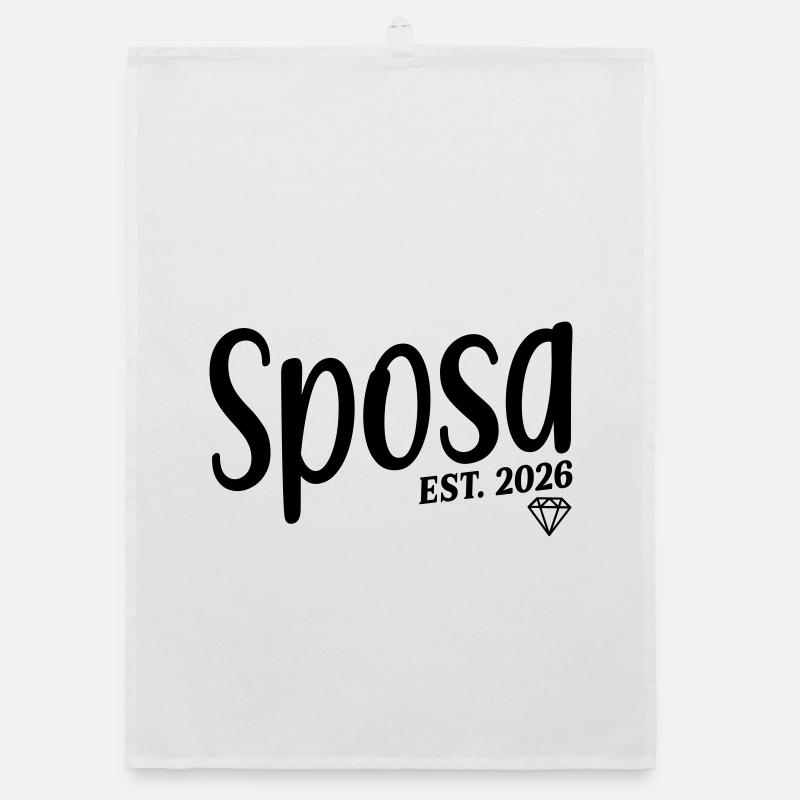Italian Bride 2026 Organic dish towel