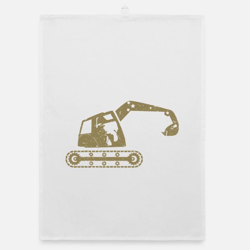Excavators, excavator operators, construction equipment operators – Organic dish towel