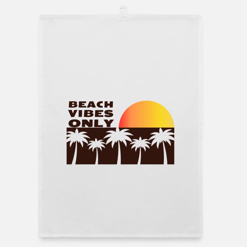 Beach vibes only Organic dish towel