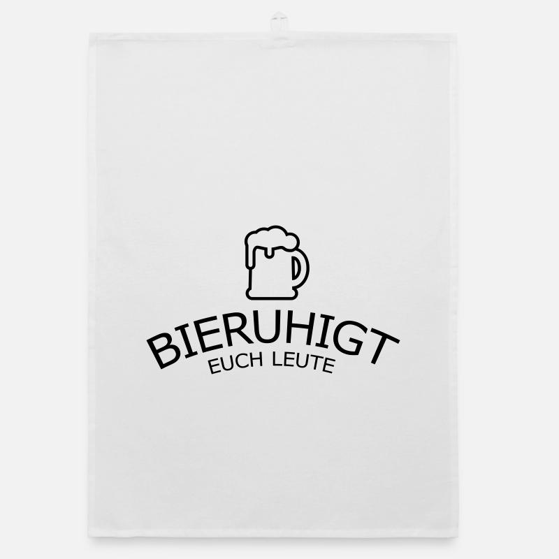 Bieruhigt euch Leute Organic Geschirrtuch