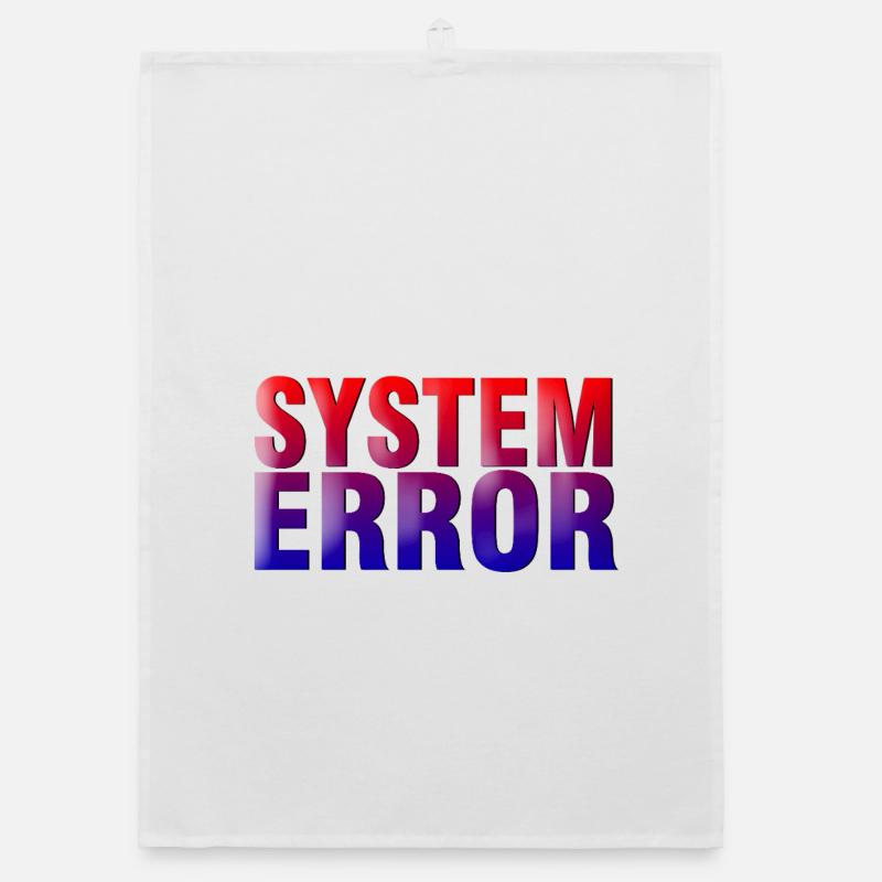 Erreur système Gradient Typo Torchon bio