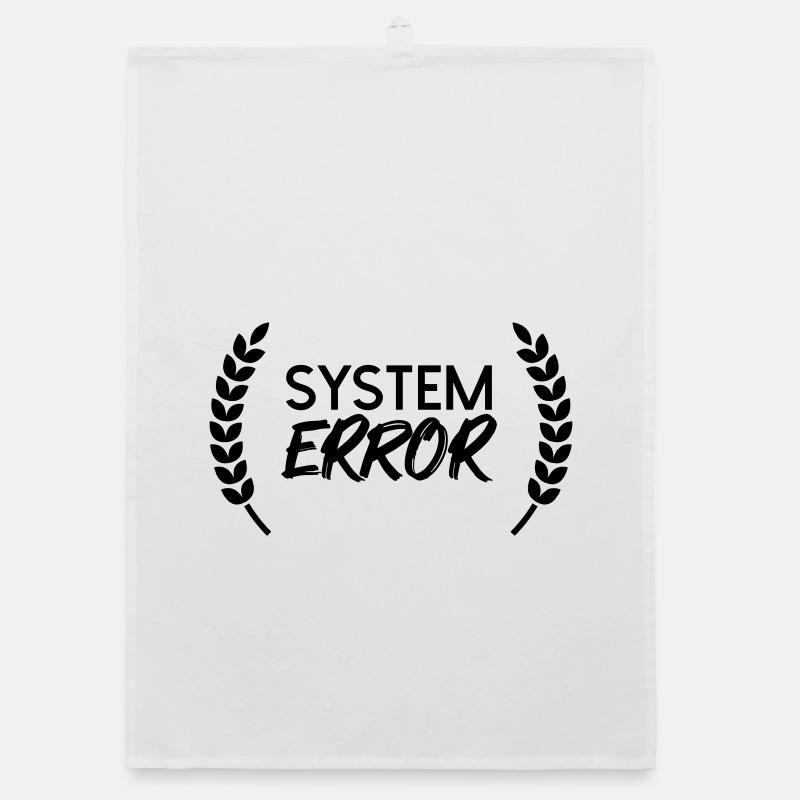 System failure Organic dish towel
