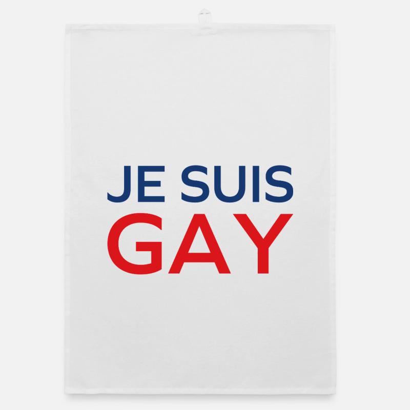 Ich bin schwul Organic Geschirrtuch