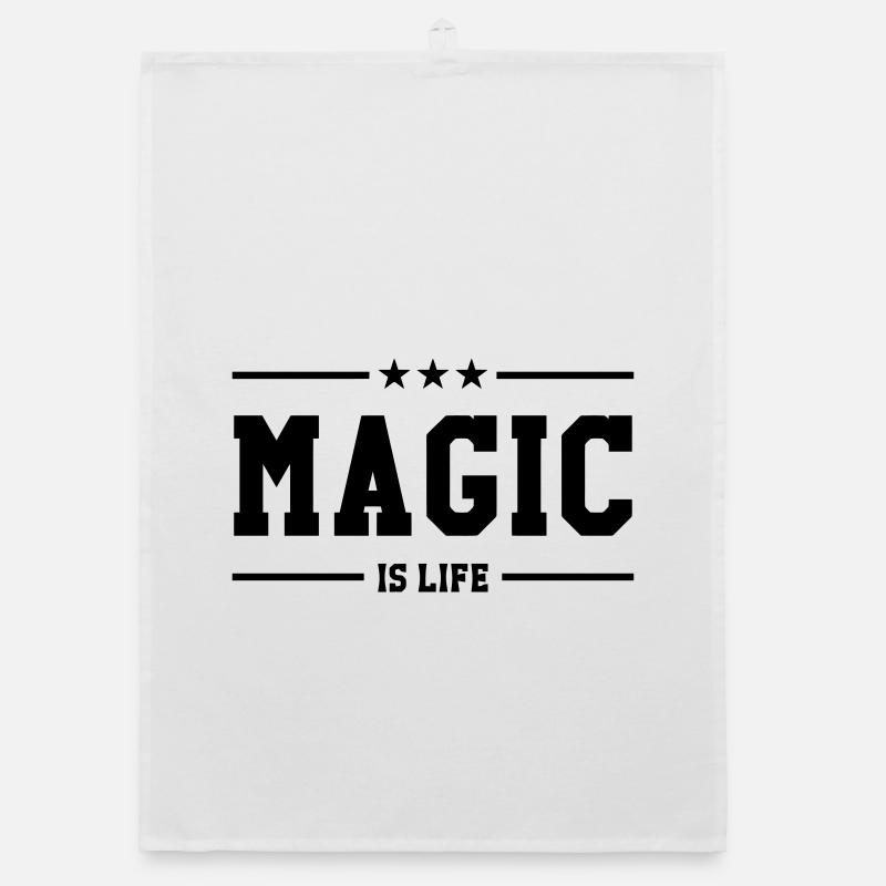 Magic is life Organic Geschirrtuch