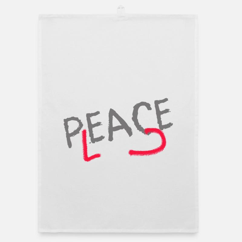 PLEASE PEACE Organic Geschirrtuch