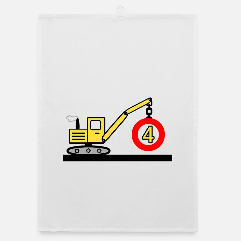 Excavator Organic dish towel