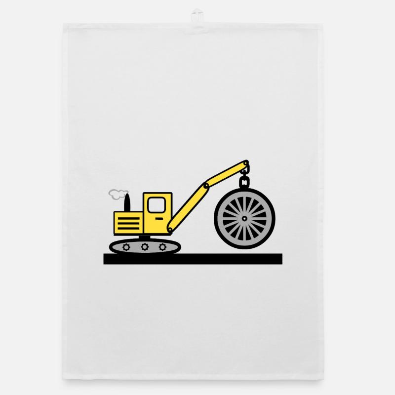 Excavator Organic dish towel
