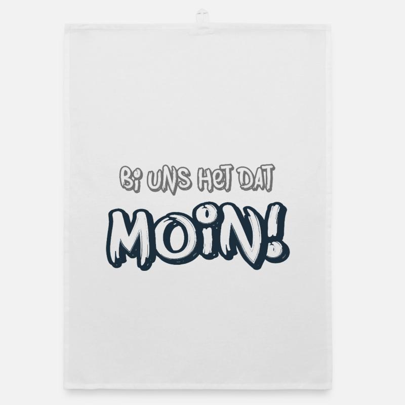 Moin – Bi uns het dat Norddeutscher Spruch Torchon bio