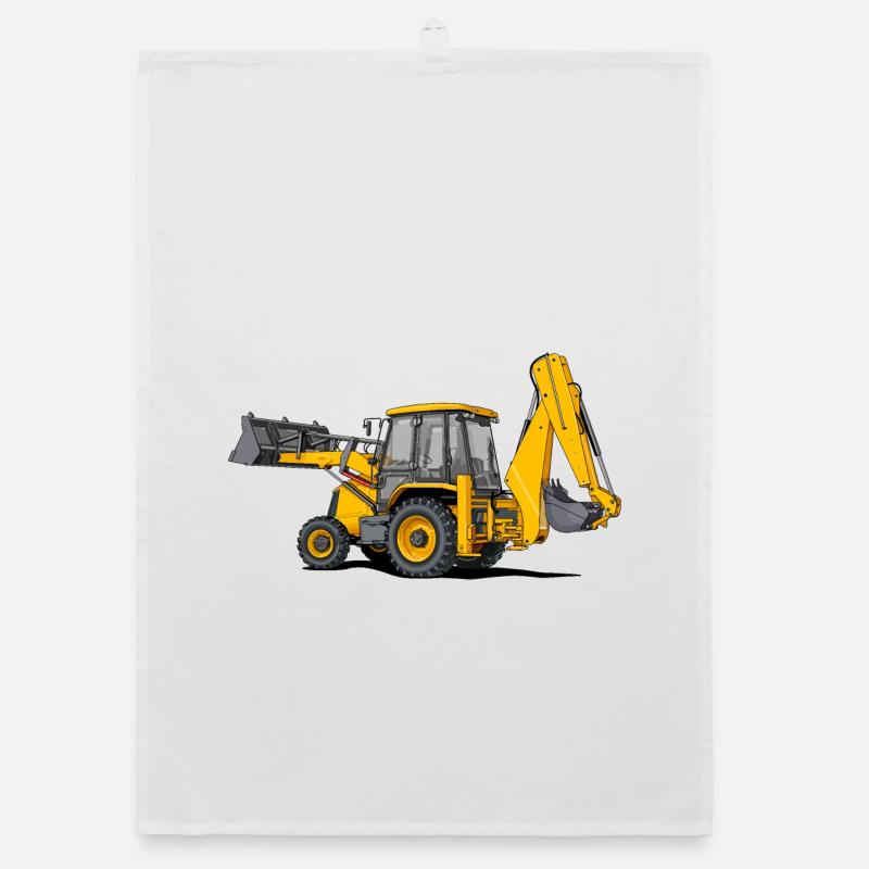 Tractor Loader Organic dish towel