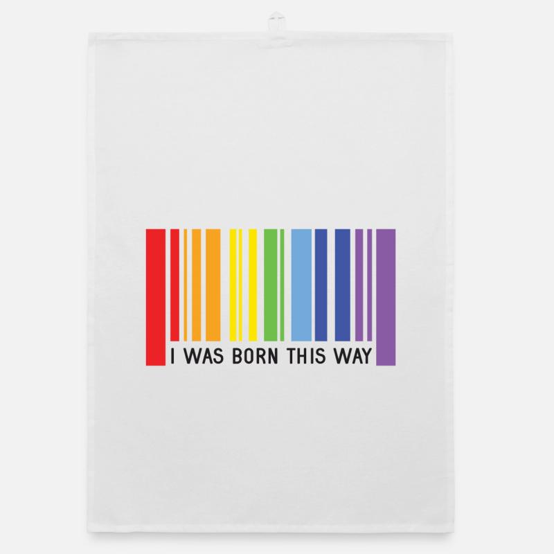 Pride Month LGBT - Ich wurde so geboren Organic Geschirrtuch