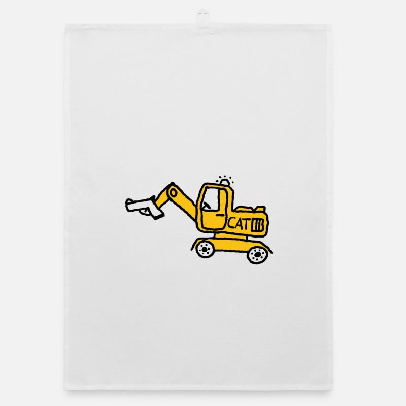 Construction danger Organic dish towel