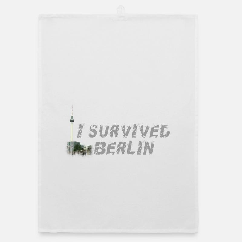 I survived Berlin Organic Geschirrtuch