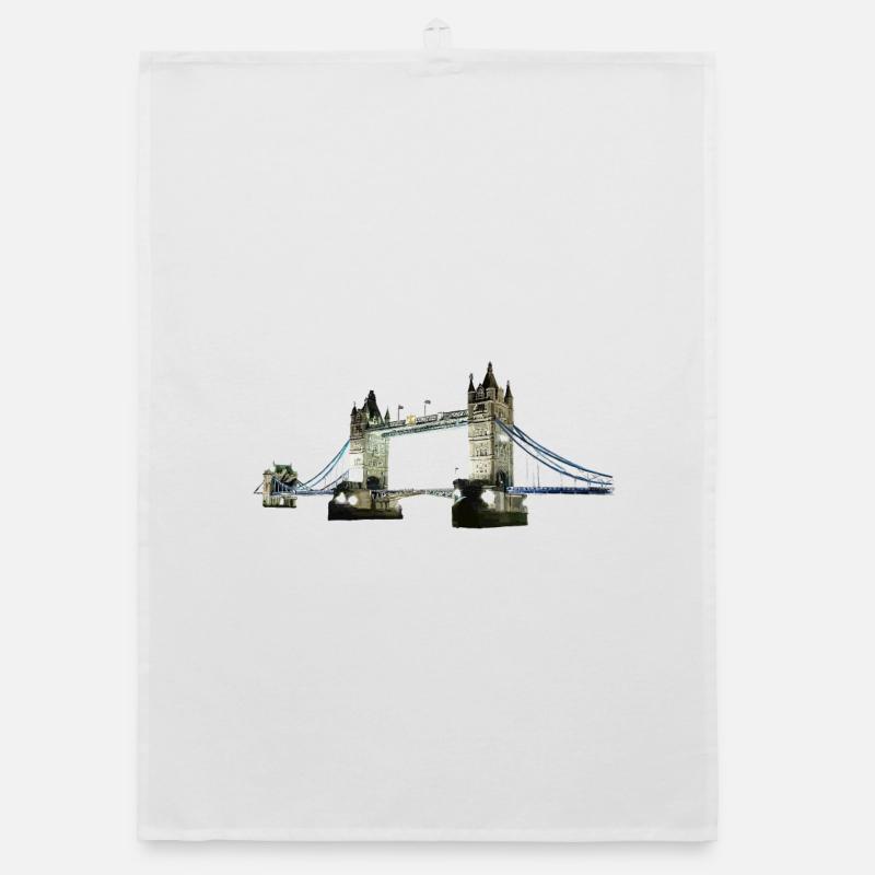 Tower Bridge Organic dish towel