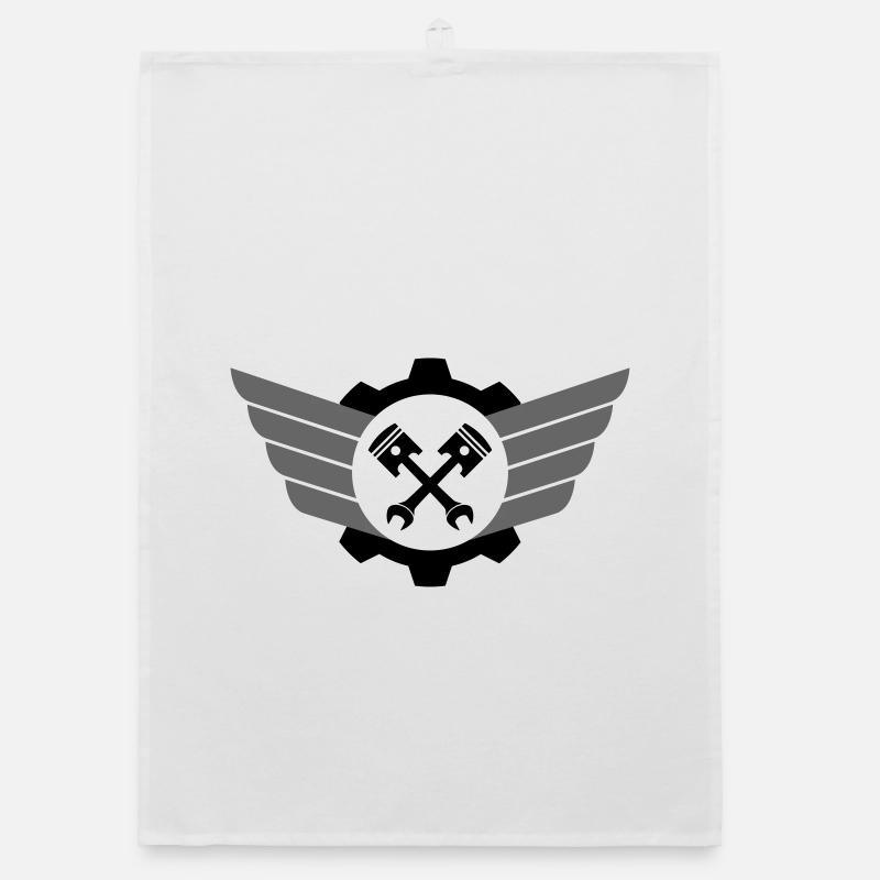 Clé de piston croisée avec engrenage et aile Torchon bio