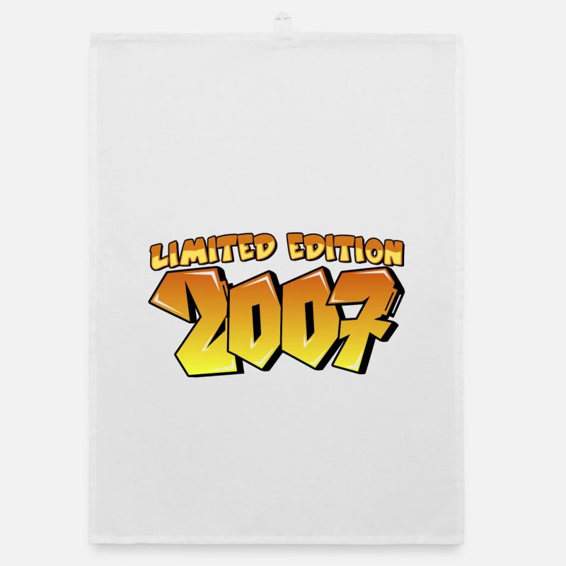 limited edition 2007 graffiti Geburtstagsparty Organic Geschirrtuch