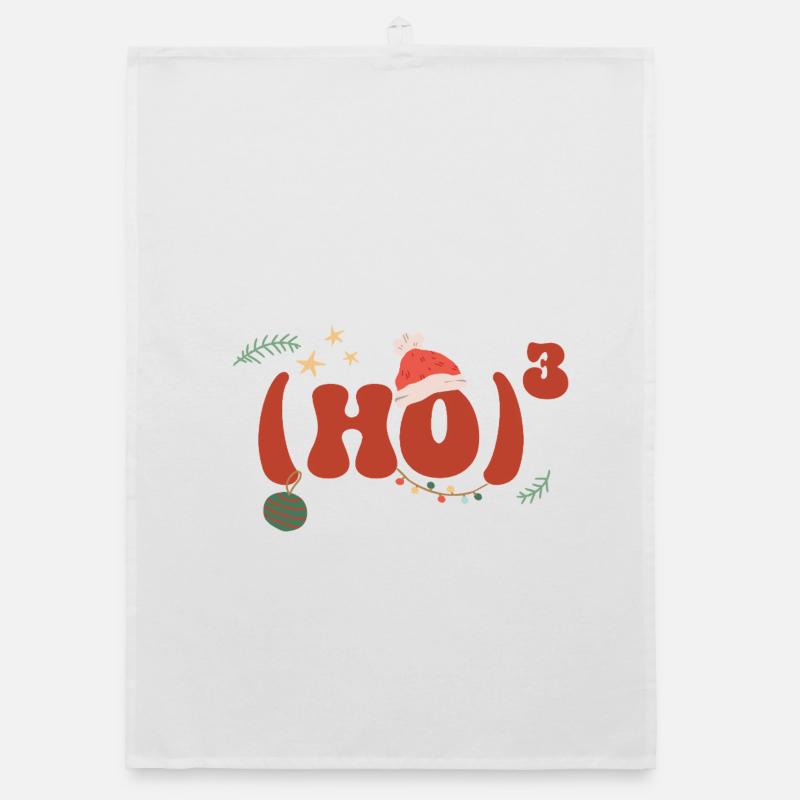 Mathématiques de Noël Hohoho Math Formule Math Torchon bio