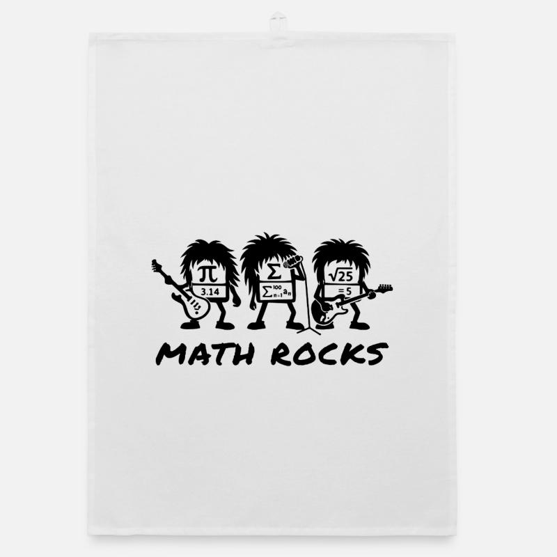 Math Rocks Formulas School Humor Organic dish towel