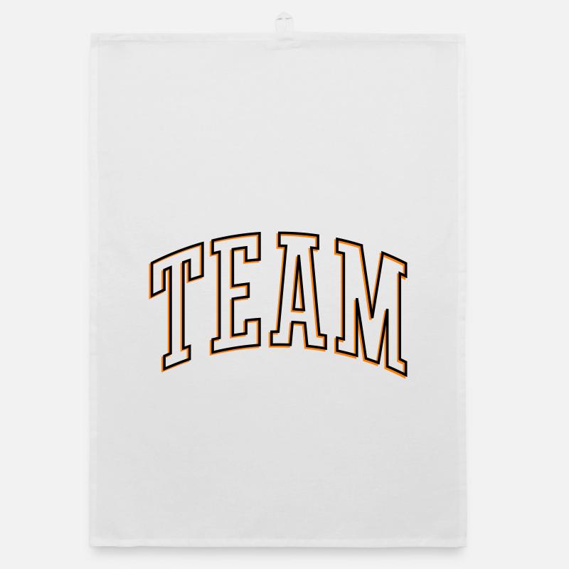 Team Outline Organic dish towel