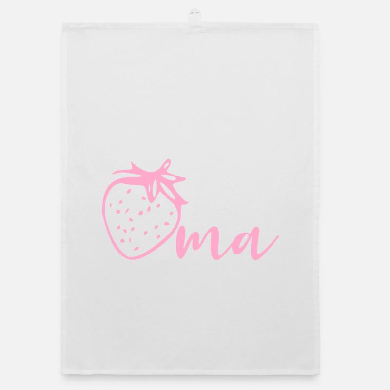 Erdbeeren Oma Organic Geschirrtuch