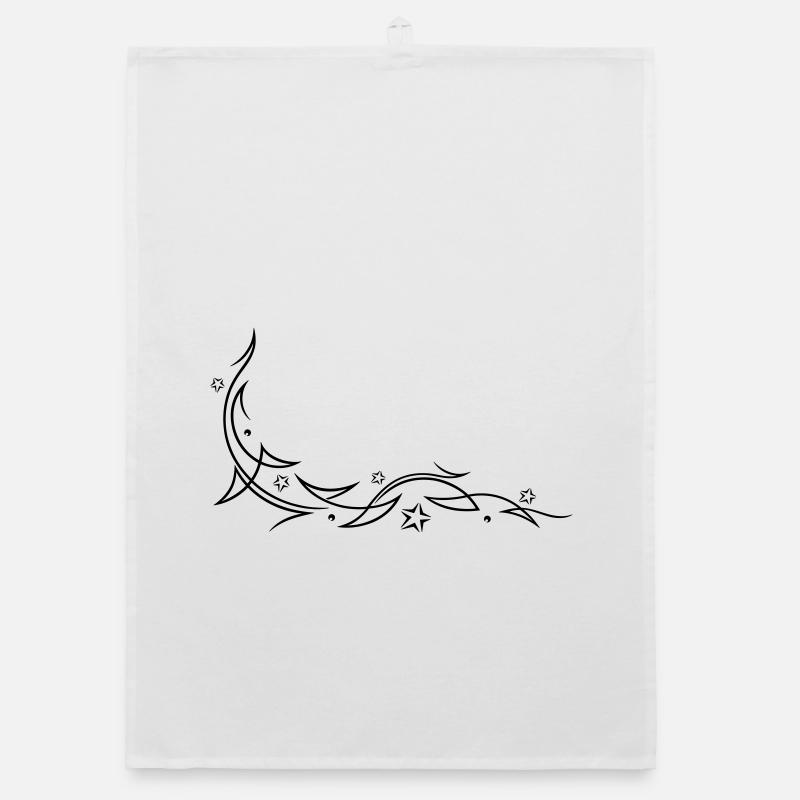 Tribal avec des étoiles Torchon bio