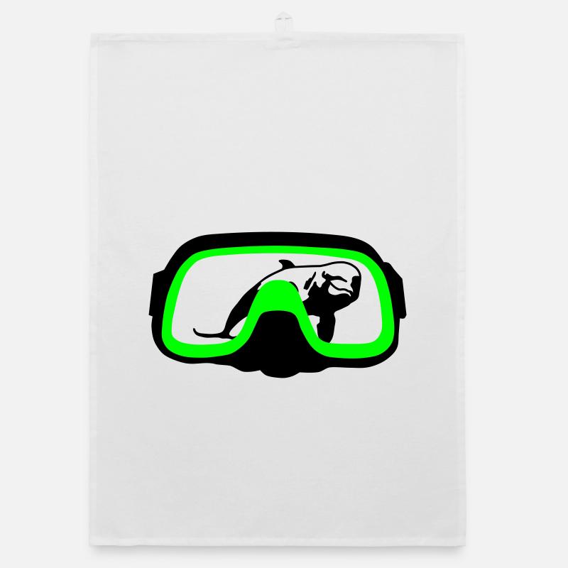 Diving goggles Organic dish towel