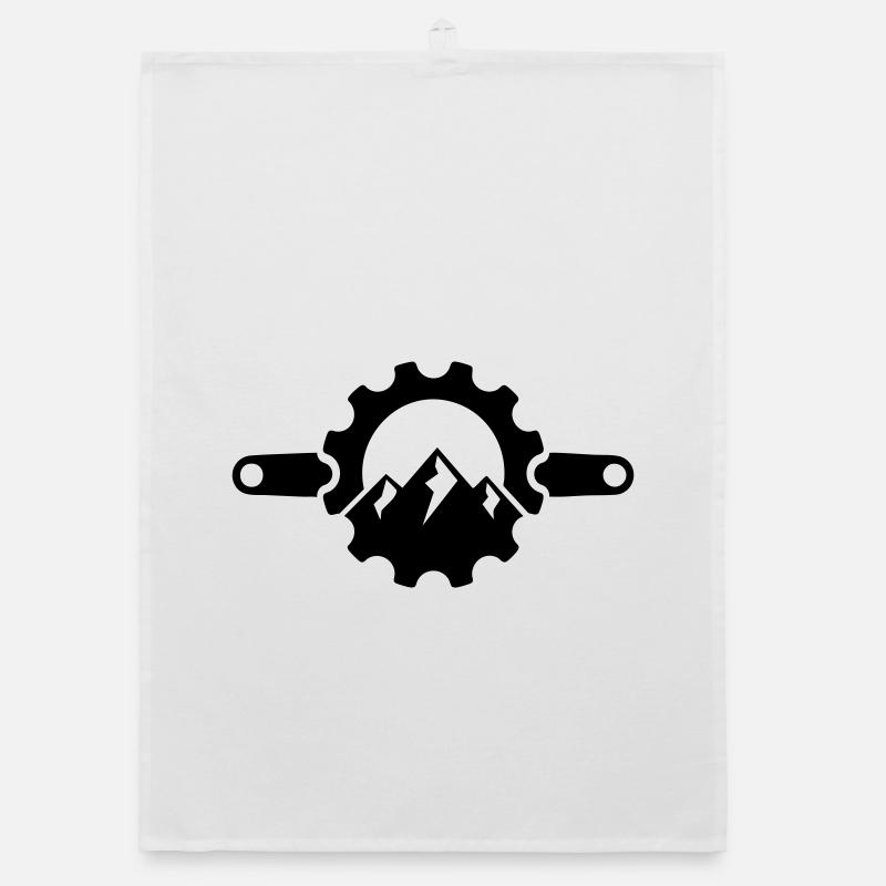 Crank Mountain – Logo du plateau VTT Torchon bio