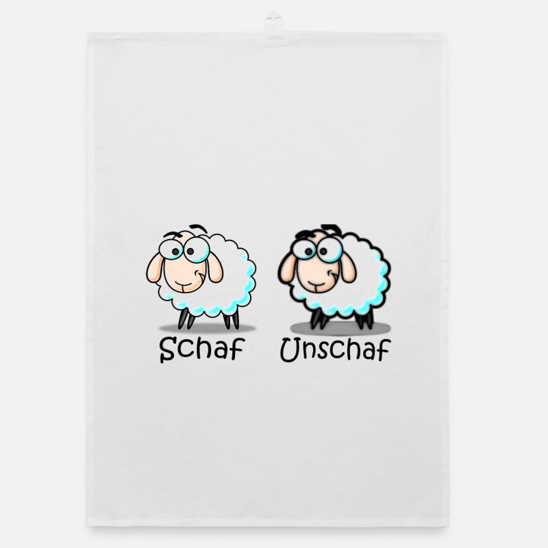 Schaf Organic Geschirrtuch