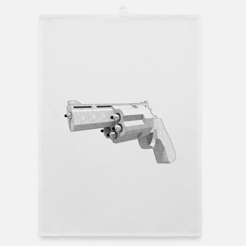 Humanized Pistol Organic dish towel