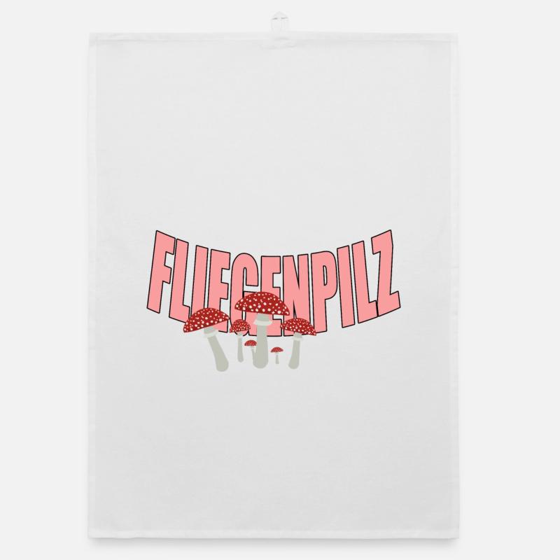 FLY AGARIC Organic dish towel