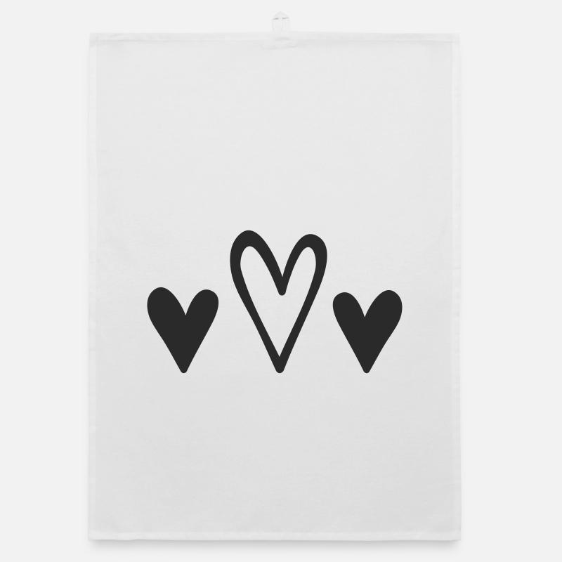 Conception des Trois Cœurs Torchon bio