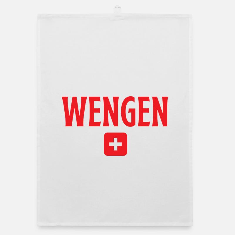 Wengen, Schweiz Organic Geschirrtuch