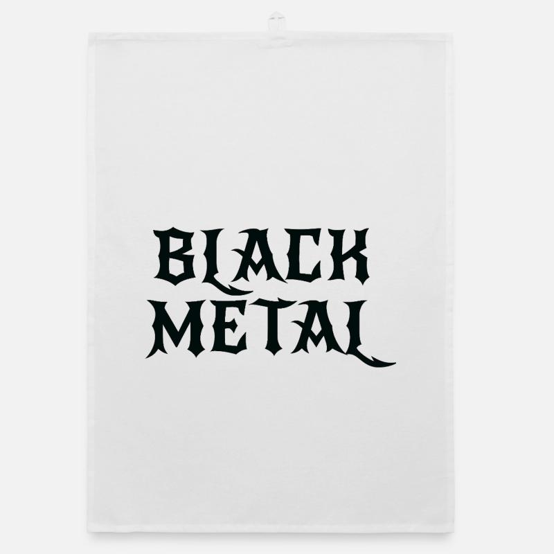Conception du logo Black Metal Torchon bio