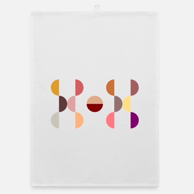 Design circulaire élégant et moderne DOT Torchon bio
