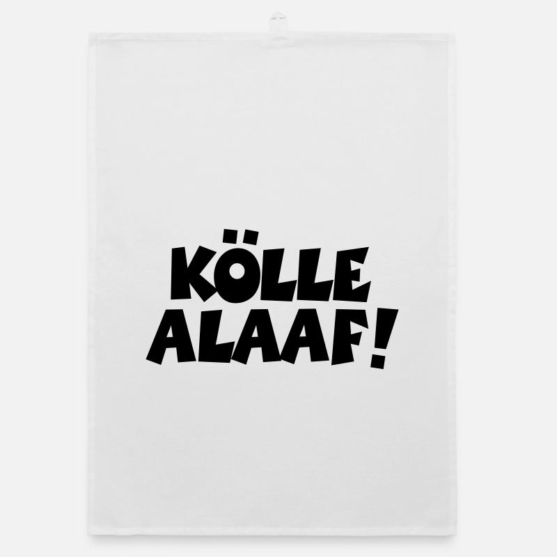 Kölle Alaaf! Kölner Karneval in Köln Organic Geschirrtuch