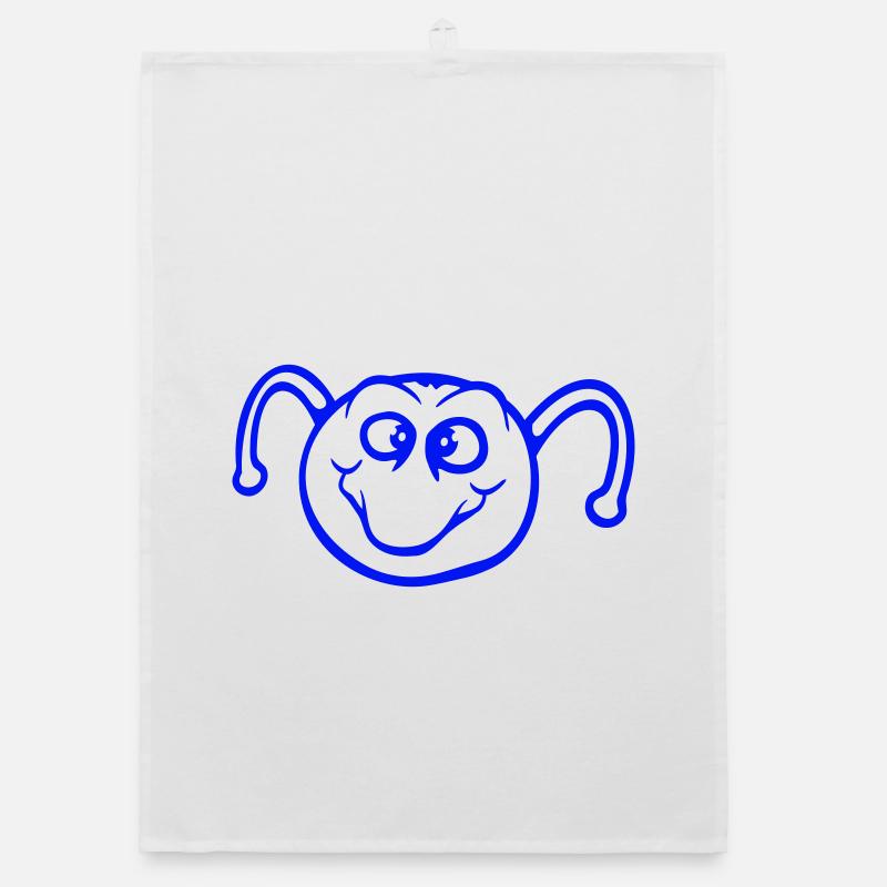 Chenille douce douce petits sourires amicale heureuse Torchon bio