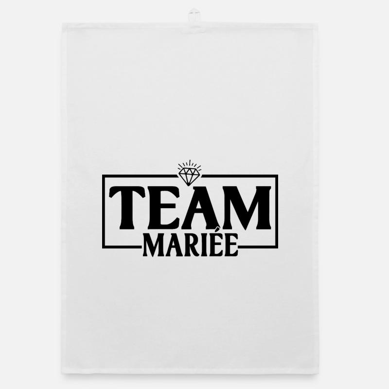 Team Mariée design EVJF élégant Torchon bio