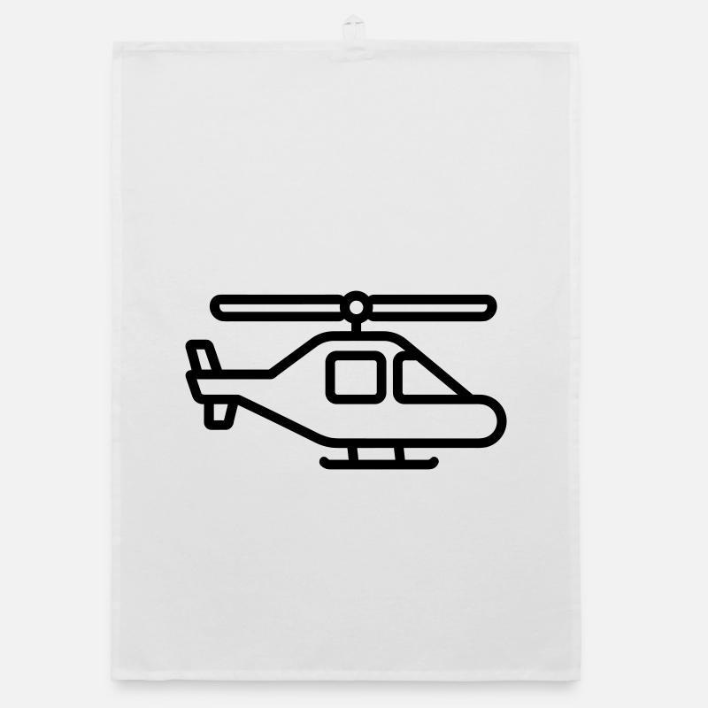 hélicoptère Torchon bio