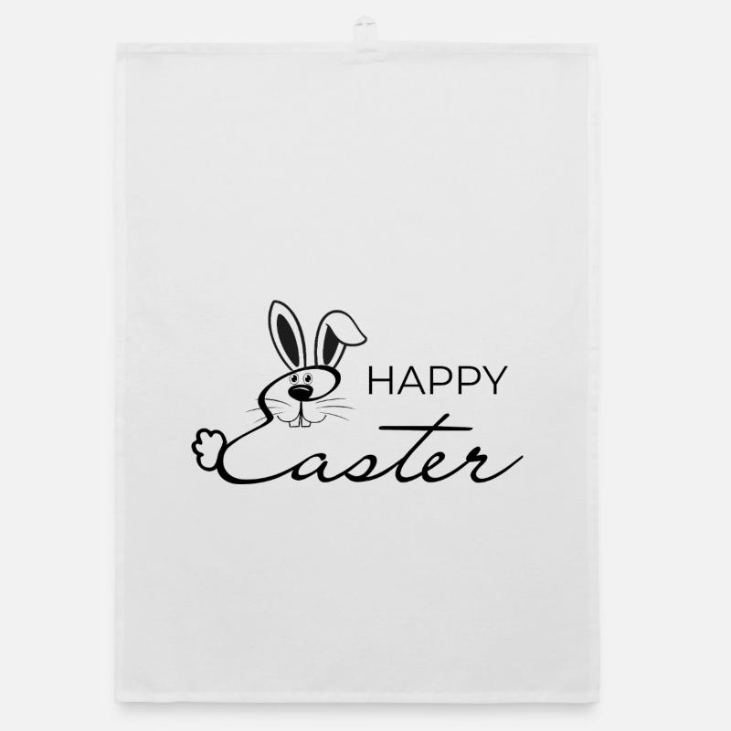 Happy Easter Organic Geschirrtuch