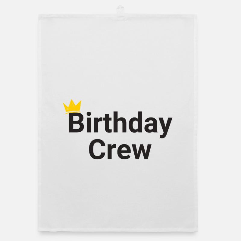 Équipe d’anniversaire Torchon bio