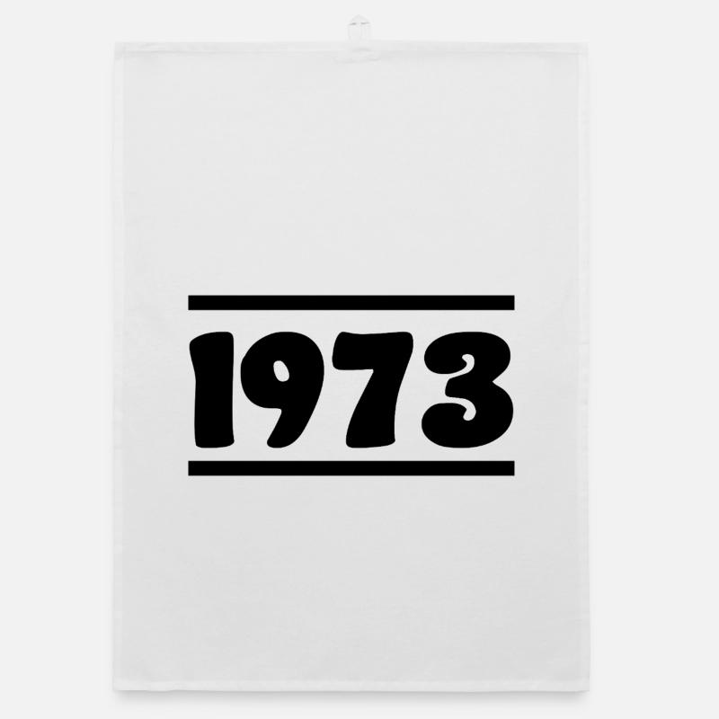 1973 Geburtstag 1973  Organic Geschirrtuch